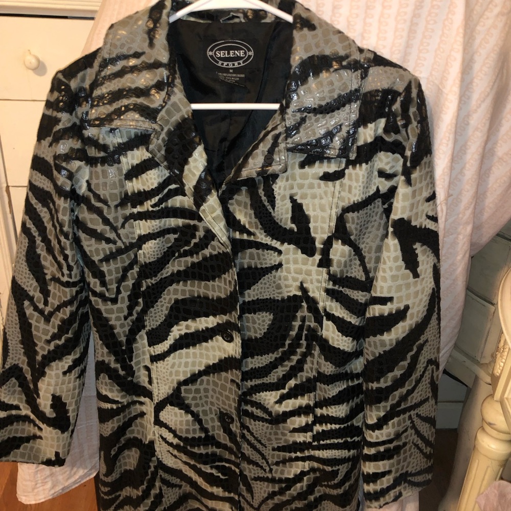 Selene Sport Zebra Pattern Blazer